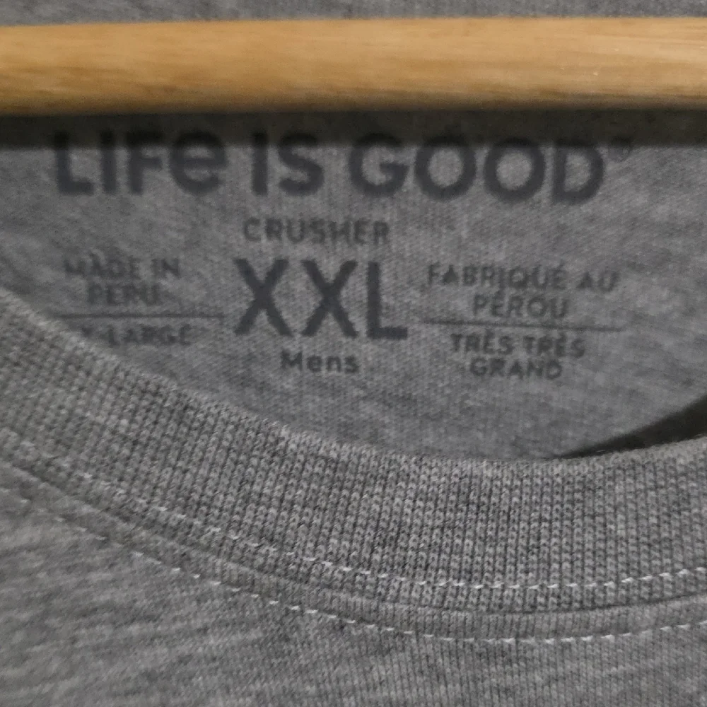 Life Is Good Gray Long Sleeve with Colorful Drink Graphic Xxl - Picture 4 of 5